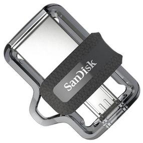 Флеш-накопичувач USB 3.0 SanDisk Ultra Dual OTG 64Gb (150 Mb/s)