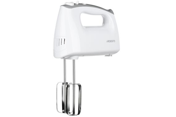 Ручной миксер Ardesto HMK-4006W - 400Вт/5 скор.+турбо/ 2 венчика/2 крючка/белый (HMK-4006W) | Зображення 3
