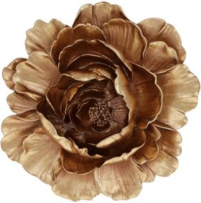 Настенный декор Gold Flowers 24.5х4.5х24см