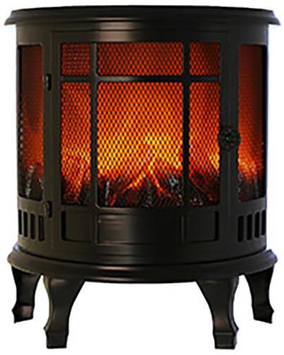 Камін декоративний "Black&Fire" з LED підсвічуванням, 30х16х35см | Зображення 1