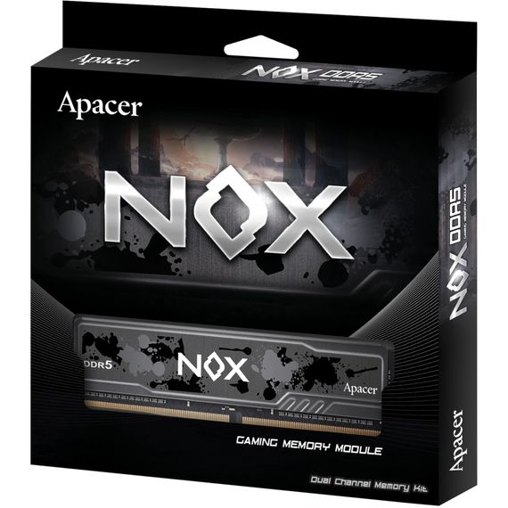 Модуль пам'яті для комп'ютера DDR5 32GB (2x16GB) 5600 MHz NOX Apacer (AH5U32G56C522MBAA-2) | Зображення 3