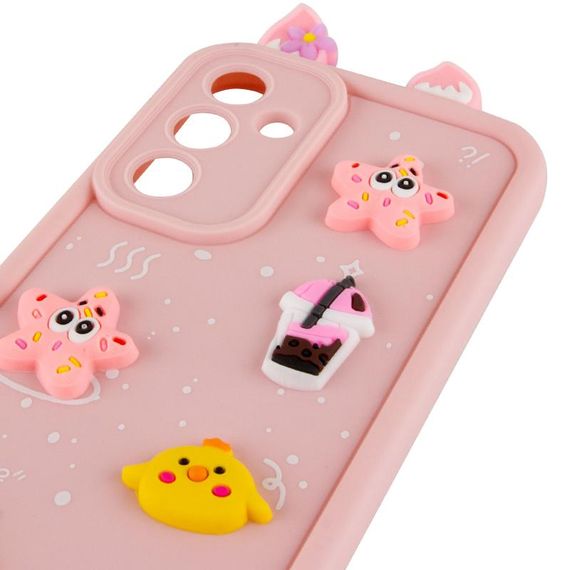 Чехол TPU Toys Case with Ears для Samsung Galaxy A16 4G/5G Light Pink | Зображення 3