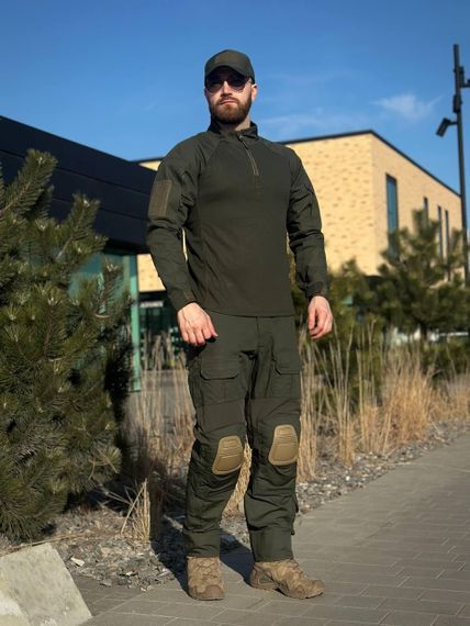 Комплект 2 в 1 Убакс+Штани G3 з Наколінниками Олива Olive