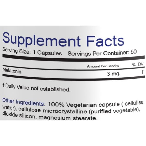 Мелатонін для сну Bionic Formula Melatonin 3 mg 60 Caps | Зображення 1