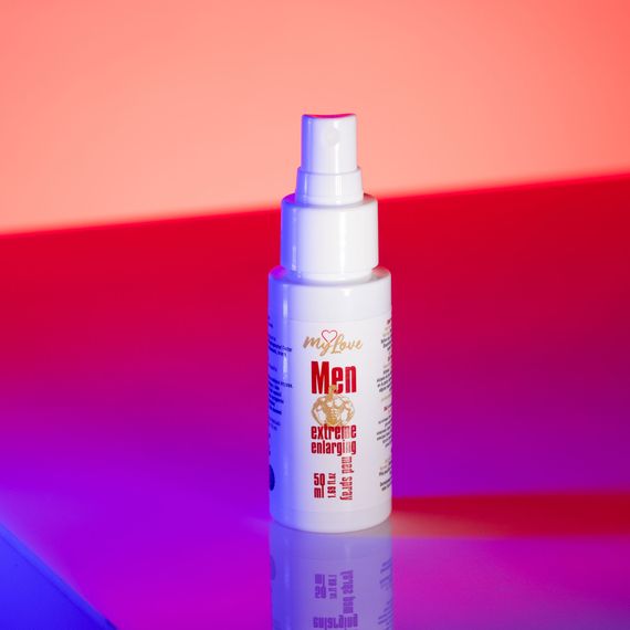 Збільшуючий спрей-лубрикант для чоловіків - MyLove Man Extreme Enlarging Med Spray, 50 мл | Зображення 1