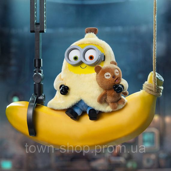 Коллекционная мягкая игрушка с кольцом Миньоны Pop Top 52Toys 25ZB301XHRTJ001 серии Bob & Tim | Зображення 2