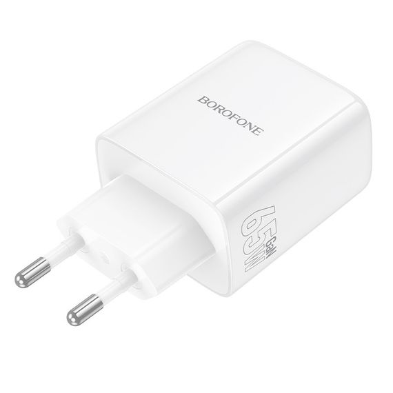 СЗУ BOROFONE BN32, 2xUSB-C+1xUSB-A, PD65W+QC3.0, White, Box | Зображення 4