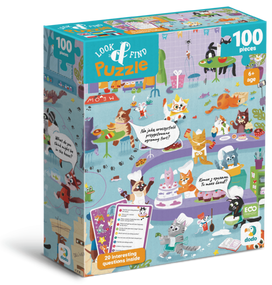 Пазл Dodo Шукай та знаходь Котяче кафе, 100 елементів (300667)