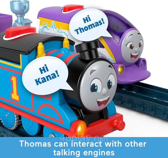 Паровозик Томас і друзі Моторизований поїзд Томас, що розмовляє, Thomas & Friends Motorized Train Talking Engine | Зображення 4