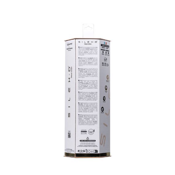 Фалоімітатор SilexD Vetus Real Skin Flesh (8in MODEL 1) суперсофт-силікон+Silexpan, діаметр 4,1 см | Зображення 8