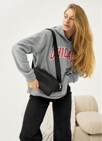 Жіноча сумка бананка Sambag HARVI чорна 24 × 16 × 6 см (88213001)