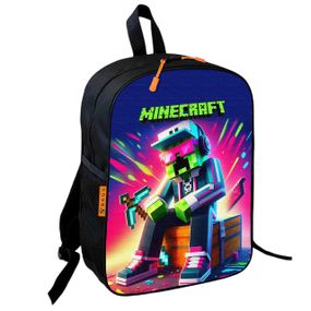 Рюкзак школьный Minecraft – Крипер с киркой, 36×27 см, для мальчиков (01743)