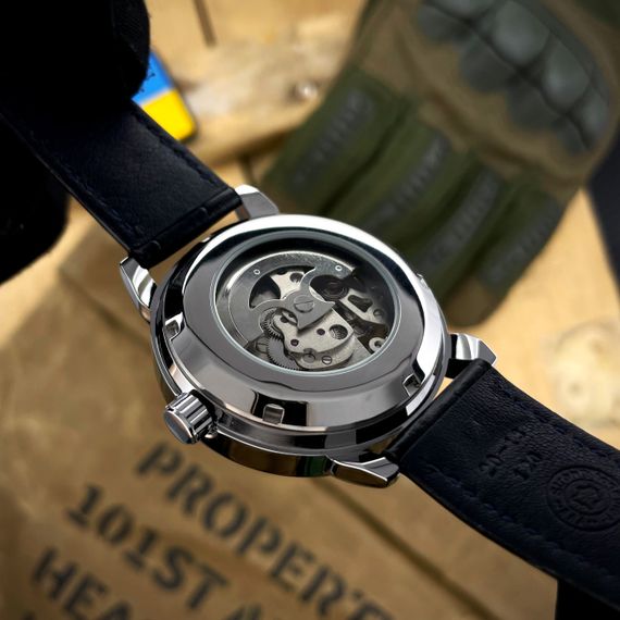Класичний чоловічий годинник Awarder 022-3D Не Забуду Дім Silver-Black | Зображення 3