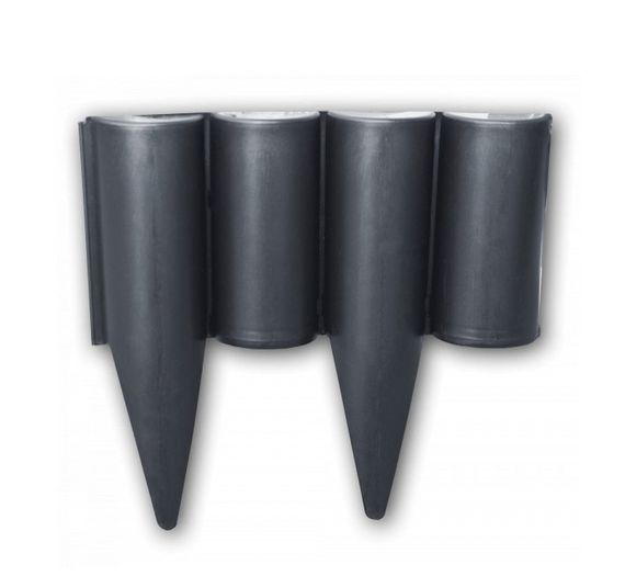 Палісад садовий Bradas PALGARDEN 2,5 м графіт OBP1202-002GY