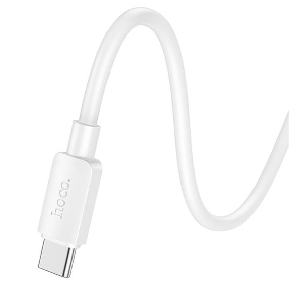 Дата кабель Hoco X96 Hyper Type-C to Type-C 60W (1m) White | Зображення 3