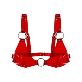 Лиф классический Feral Feelings - Bikini Top Red Trasparent Sex Aura