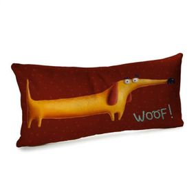 Подушка для дивану оксамитова Woof! 50x24 см (52BP_DOG008)
