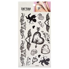 Временная татуировка "Black hearts Tattoo" 1020-HM459