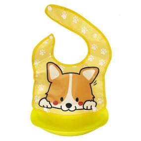 Детский слюнявчик Трактор MGZ-0602(Orange Dog) со съемным карманом