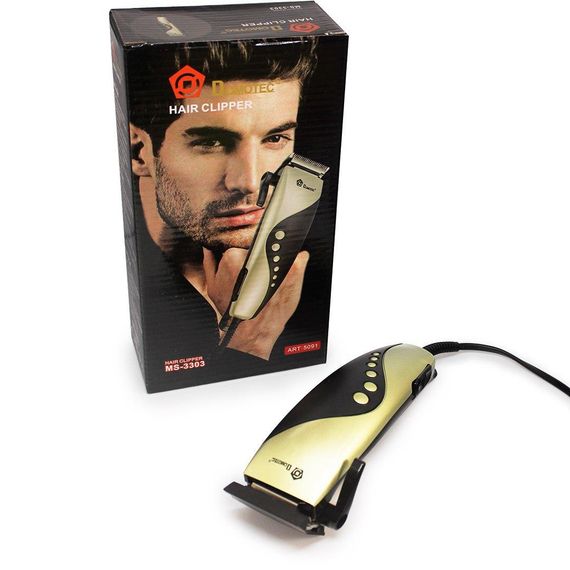 Машинка для стрижки волосся з лезами з нержавіючої сталі Domotec MS-3303 (47549-3303_188) | Зображення 2
