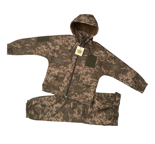 Костюм дитячий ARMY KIDS ПІЛОТ теплий для хлопчиків з капюшоном камуфляж піксель | Зображення 5