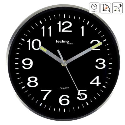 Настінний годинник Technoline WT7620 Black/Silver (DAS301804) | Зображення 1