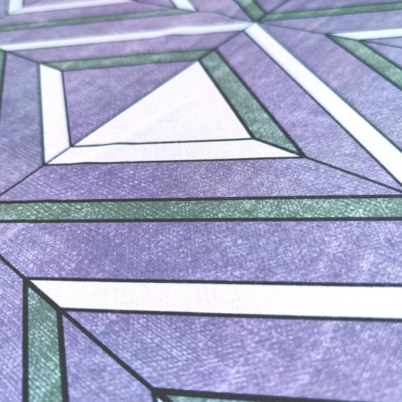 Самоклеюча плівка 0,45х10м х 0,07мм Зелені ромби SW-00001257 | Зображення 1