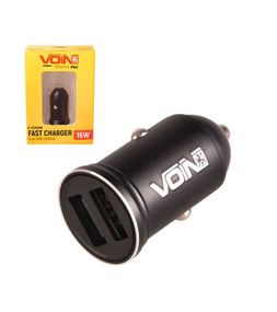 Зарядний пристрій 2USB C-31203BK 12-24V/5V/3,1A VOIN