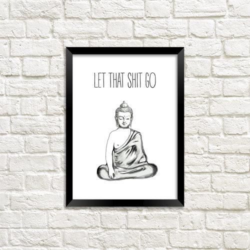 Постер у рамці Let that shit go A5 (MT5_18A024)
