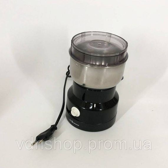 Роторная кофемолка электрическая, Кофемолка мощная бытовая электрическая кухонная с ножами XW-69 | Зображення 7