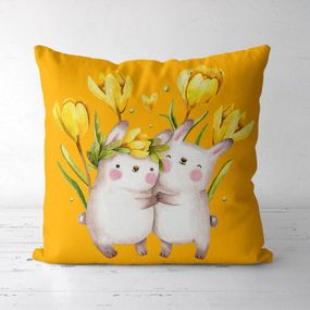 Подушка декоративная Soft Веселые  кролики 45x45 см (45PST_23M073)