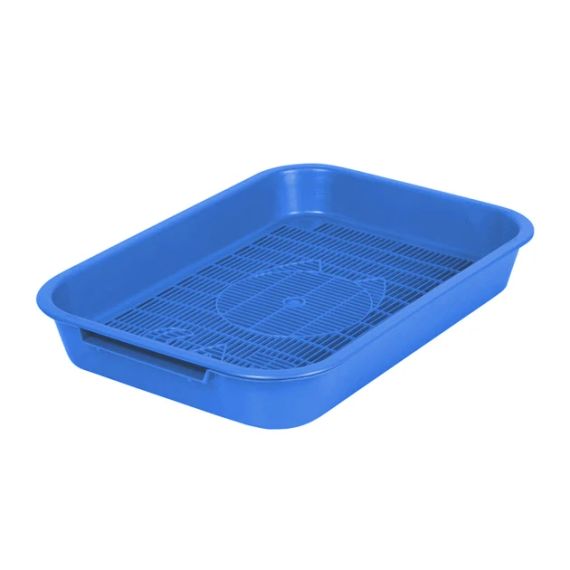 Открытый туалет для кошек Collar Cat 35 х 25 х 5 см бузковий
