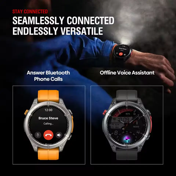 Смарт-годинник Zeblaze Stratos 4 з GPS AMOLED 1.43,5 ATM, Gorilla Glass, MIL-STD-810H | Зображення 2