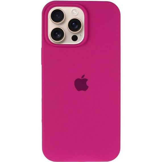 Чехол Silicone Case Full Protective (AA) для Apple iPhone 16 Pro Max (6.9") Малиновый / Dragon Fruit | Зображення 1