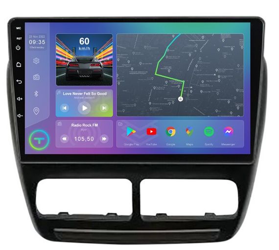 Штатна магнітола Torssen Fiat Doblo 2 263 09-15/Opel Combo Tourer (D) F9332 4G Carplay DSP