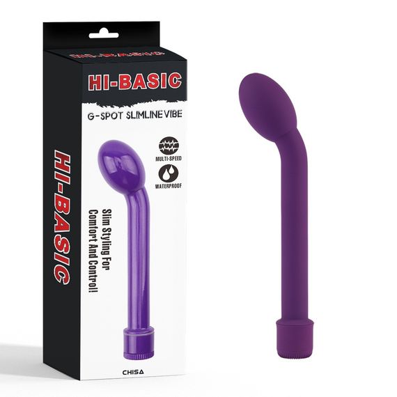 Вібратор Chisa HI-BASIC для точки G, фіолетовий Sex Aura