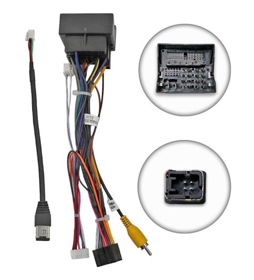 Перехідник живлення серії QIV з адаптером CAN-BUS для Ford QBR-W FD-1129 (дрот)