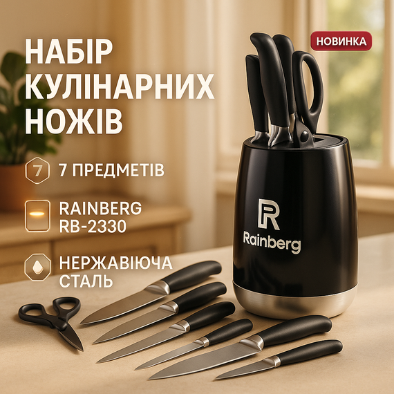 Набор ножей со стильным дизайном, Ножи кухонные из нержавеющей стали, Кухонные ножи для готовки TY-44