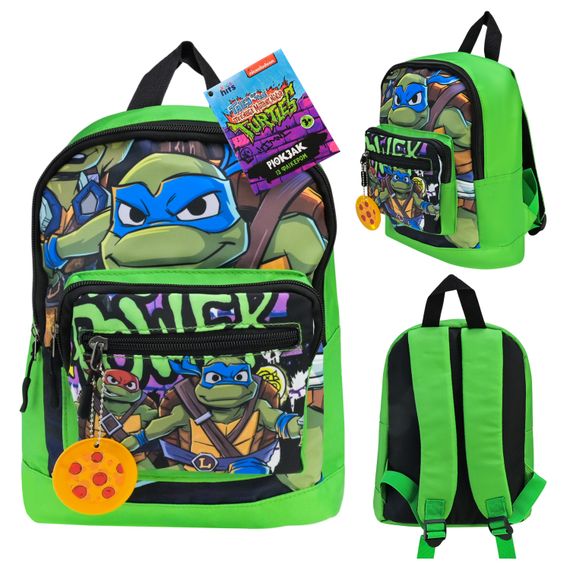 Дитячий рюкзак TMNT KH76/001L 29*10*22 см з флікером (4897126754629) | Зображення 1