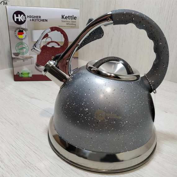 Чайник зі свистком гранітний HIGHER+KITCHEN ZP-021 3.5 л | Зображення 5