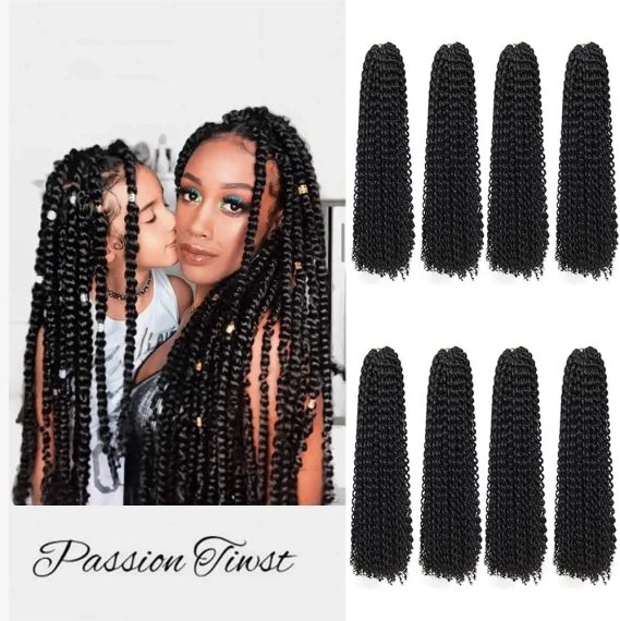 Passion Twist Канекалон Косички Коста, Паски для афрокосичок 45 см