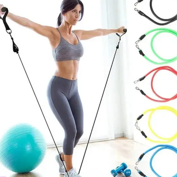 Набір еспандрів Home Gym Extreme Еластичні гумки для тренувань   знижка