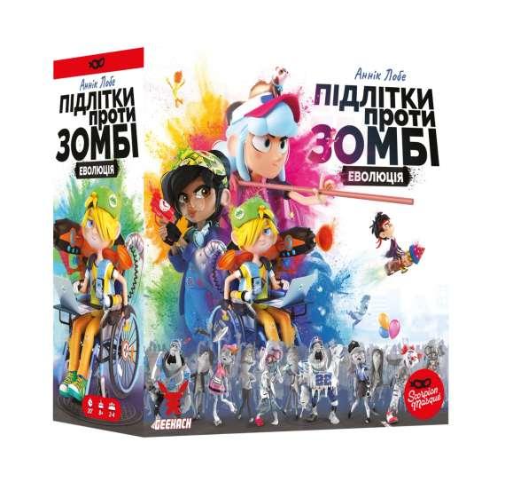 Настольная игра Зомби в городе (Zombie Teenz Evolution) укр. | Зображення 1