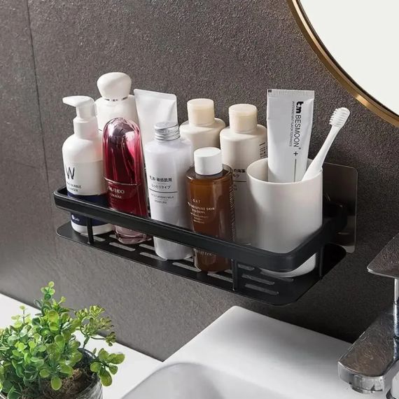 Підвісна металева полиця для ванної кімнати Bathroom shelf Органайзер у ванну До 10 кг | Зображення 2