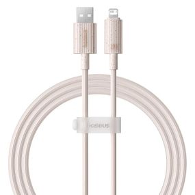 Дата кабель Baseus Habitat Series Fast Charging USB to Lightning 2.4A (2m) (P10360200) Wheat Pink