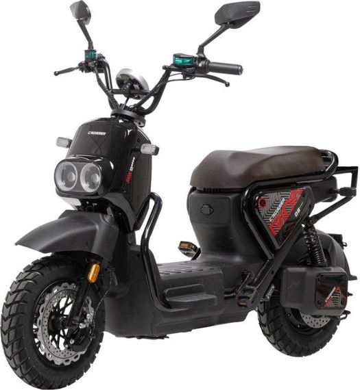 Электроскутер Crosser CR-4 PRO 1200W, LiFePO4 76.8V 30Ah, до 25 км/ч, дисковые тормоза, бескамерные шины | Зображення 1