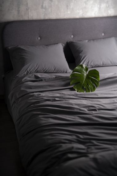 Комплект постільної білизни SoundSleep Stonewash Dark Gray сімейний 160х220 см темно-сірий (92669505) | Зображення 6