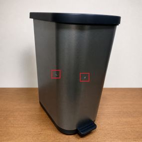 Контейнер для сміття з педаллю Rotho Ribo 35 л (10610) Чорний_УЦІНКА