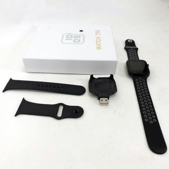 Розумний смарт годинник Smart Watch T55 з 2 ремінцями, підтримка дзвінків, спортивні режими, вологозахист WN-147 ip 67 | Зображення 1