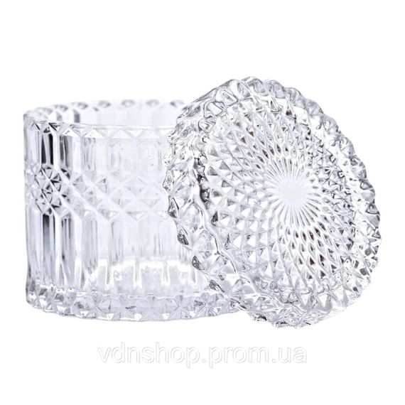 Цукерниця з кришкою я кругла скляна HP-4-100 | Зображення 2